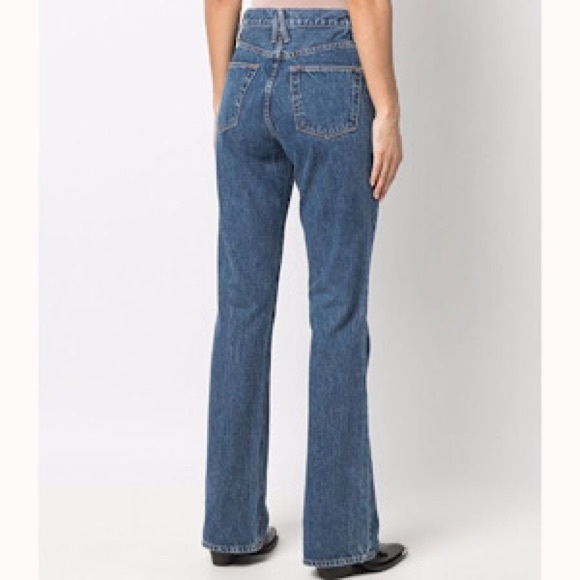 “NEW” SLVRLAKE Indiana High-Rise Flare Jean - Picture 3 of 8